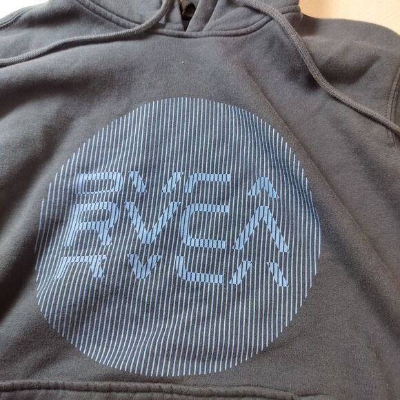 RVCA Blue Hoodie Size Small - Picture 6 of 6